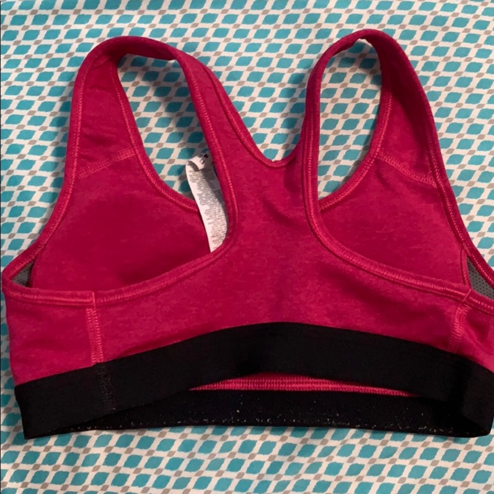 Nike Pro Bra (Raspberry Pink) - Picture 2 of 3